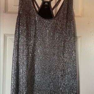 Metallic top, cute back